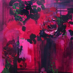 Des roses roses éclatantes