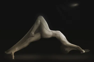 Une silhouette féminine et gracieuse