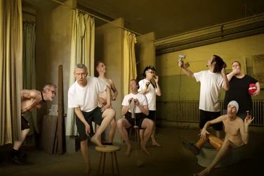 Une scène insolite dans les vestiaires