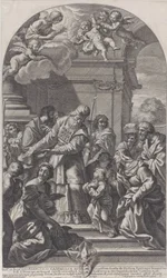 La présentation de la Vierge au Temple, 1670-80.