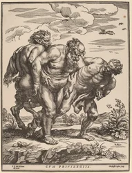 Silenus accompagné d