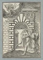 Dieu le Père transforme le bâton de Moïse en serpent