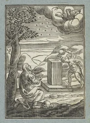 Alliance de Dieu avec Abraham; Jacob oint la pierre sur laquelle il a dormi