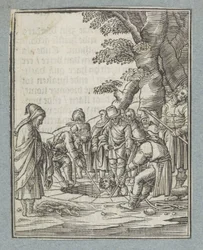 Joseph tiré du puits par ses frères