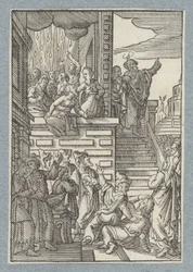 Pierre prêche à Jérusalem