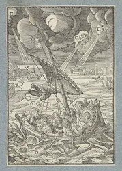 Tempête sur la mer de Galilée
