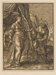 Judith avec la tête d