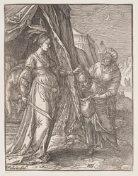 Judith avec la tête d