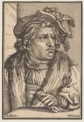 Homme au chapeau à plumes
