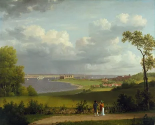 Vue au nord du château de Kronborg