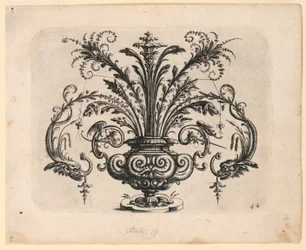 Planche 44 du Neüw Grotteßken Buch (Nouveau Livre des Grotesques)