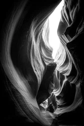 La lumière du canyon sinueux