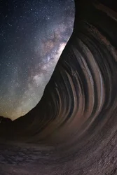 La Voie lactée au-dessus de Wave Rock