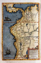 Carte du Pérou, des archives de l