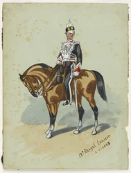 13e Lanciers du Bengale, vers 1914
