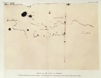 Croquis de la côte d