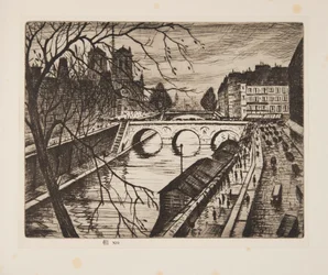 Notre Dame, Les Quais de Paris, pub. 1931