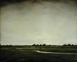 Paysage anglais, Romney Marsh