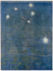 Au-dessus des lignes, des artistes britanniques au front, continuation du Front occidental, 1918
