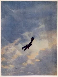 Descente sur un avion hostile, des artistes britanniques au front, continuation du Front occidental, 1918