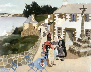 Le vendeur de tapis, Treboul, 1930