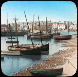 Flotte de pêche, St Ives, Cornouailles, fin du 19e ou début du 20e siècle