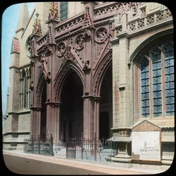 Porche de la cathédrale de Truro, Cornouailles, début XXe siècle