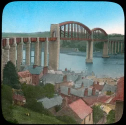 Pont Royal Albert, Saltash, Cornouailles, fin du XIXe ou début du XXe siècle