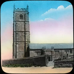 Église St Buryan, Cornouailles, fin 19ème ou début 20ème siècle