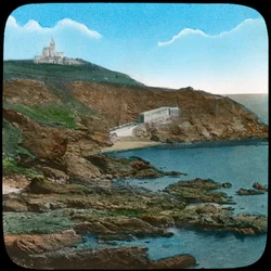 Le Phare de Lizard, Cornouailles, fin du 19e ou début du 20e siècle