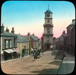 Hôtel de ville et Market Street, Penryn, Cornouailles