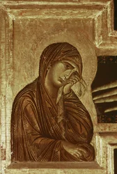 Crucifix (détail de la Vierge)