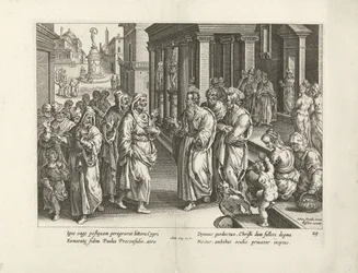 Paul discute avec le magicien Elymas (Handelingen van de apostelen, Acta Apostolorum)