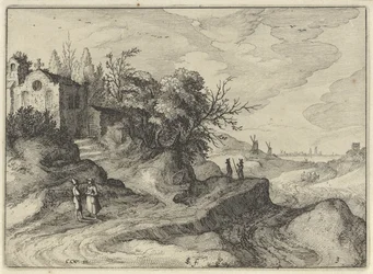 Chapelle sur un chemin de campagne sinueux