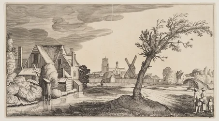 Maison sur un étang à l