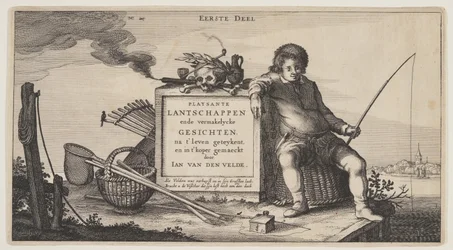 Page de titre, extrait de Paysages (Playsante Lantschappen)