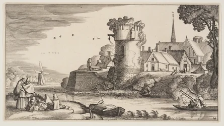 Tour de guet au bord d
