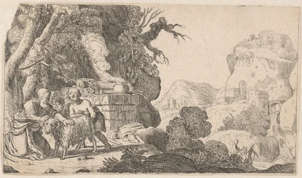 Abraham et Isaac avec le bélier sacrificiel