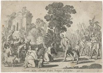 Réconciliation de Jacob et Ésaü