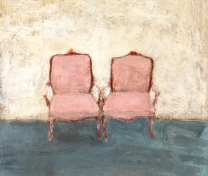 Chaises roses élégantes