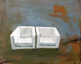 Deux chaises blanches