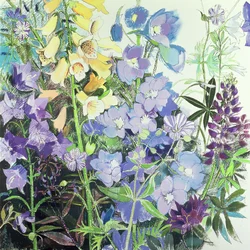 Delphiniums et digitales