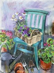 Chaise de jardinier