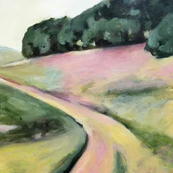 Chemin de campagne sinueux