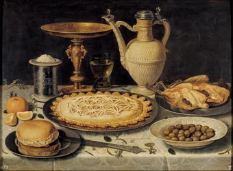 Nature morte, peinture de Clara Peeters (1594-1658)