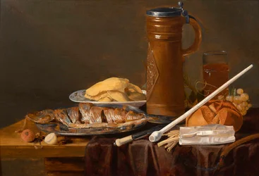 Nature morte avec pipe en terre