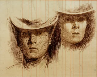 Elisabeth(?) et Clara Siewert