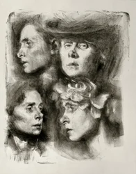 Quatre autoportraits