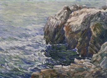 Cap d’Antibes, Côte d’Azur (oil on canvas)