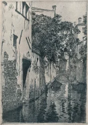 Canal San Agostino, Venise, vers 1905 1914-1915